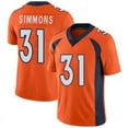 thumbnail image 6 of Football Jersey Denver''Broncos''31 Justin Simmons 18 Peyton Manning 8 Brandon McManus 30 Terrell Davis 25 Melvin Gordon III 49 Alex Singleton 83 Andrew Beck 3 Wilson, 6 of 7