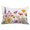 White, variant on Waterproof Outdoor Throw Pillows with Inserts 16"x16" Set of 2,Spring Flowers Decorative Pillowcases for Couch Bedroom,Elegant Floral Pastoral Watercolor Botanical Pillow Covers for Sofa Living Room