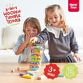 thumbnail image 2 of Juego de madera Tumble Tower Nene Toys Animals & Colors desde hace más de 3 años, 2 of 8