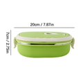thumbnail image 5 of Stainless Steel Insulated Lunch Box 1 Layer Hot Food Lunch Containers Portable Lunchbox Stackable Stainless Steel Adult Bento Lunch Box Cold Food Storage Bowl Thermal Lunch Box for Work Office Travel, 5 of 9