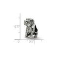 thumbnail image 3 of Fancy Bead White Sterling Silver Themed 11.82 mm 7.27 Reflections German Shorthaired Pointer Bead, 3 of 3