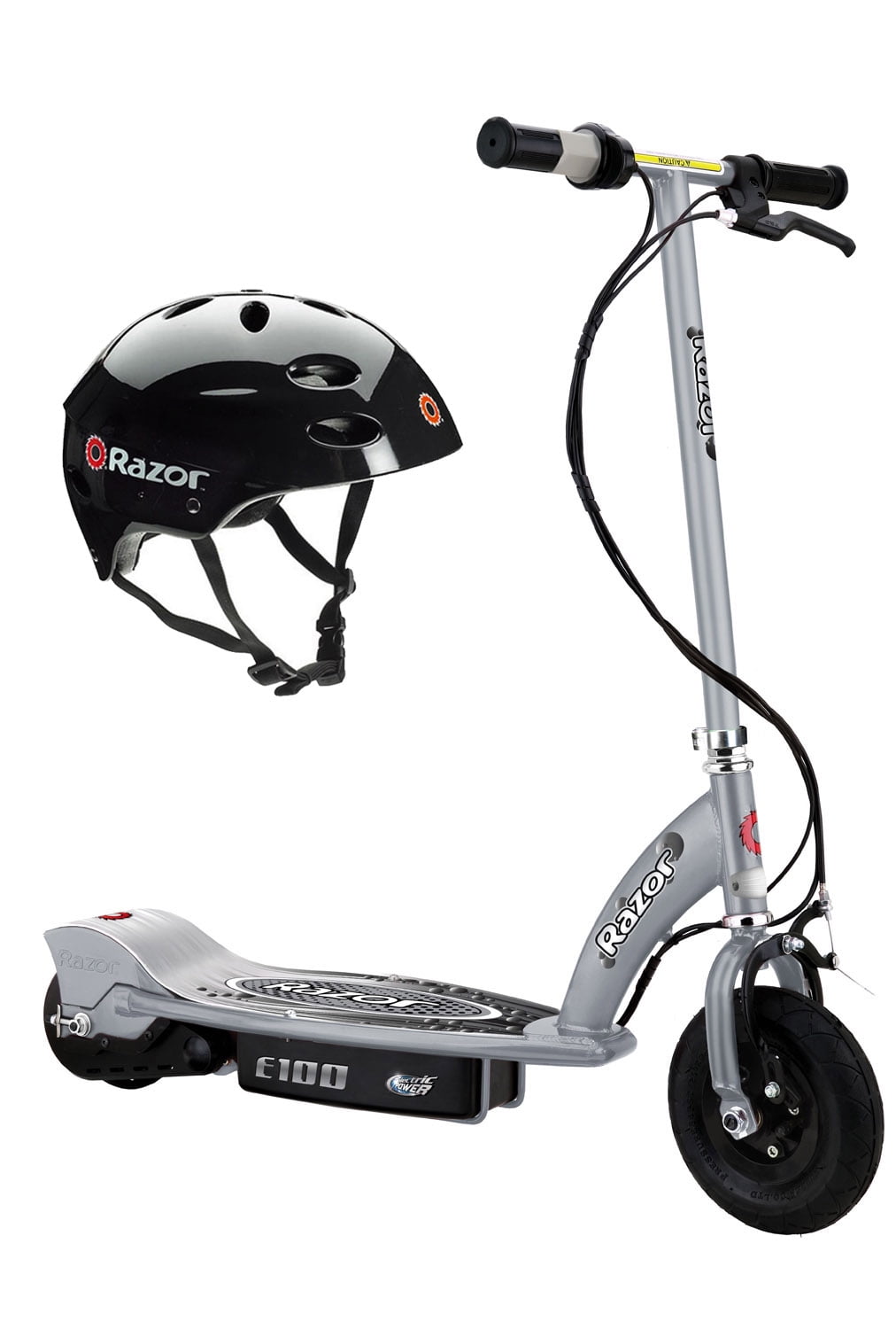 Razor 00 Electric 24v Rechargeable Motorized Kids Scooter With Helmet Red Walmart Com