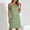 Green, variant on BUIGTTKLOP Nightgowns for Women Tank Sleeveless Night Gowns Lace Button Sleep Dress House Dress with Pockets
