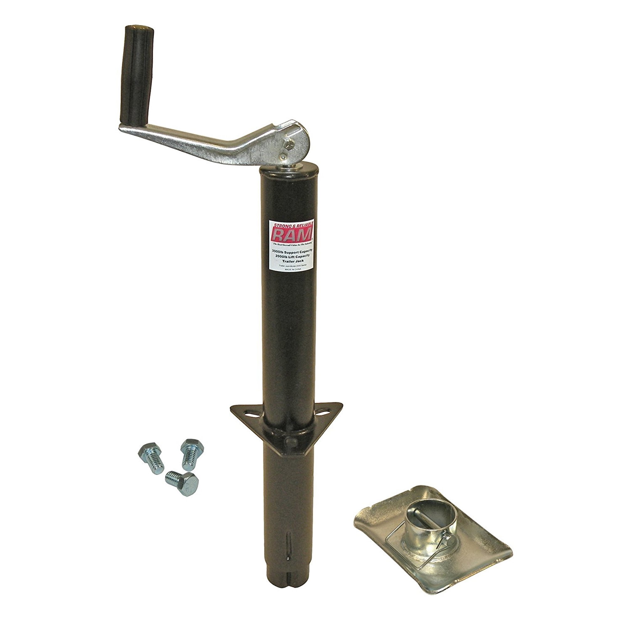 A-Frame Trailer Jack With Foot And Mounting Hardware 