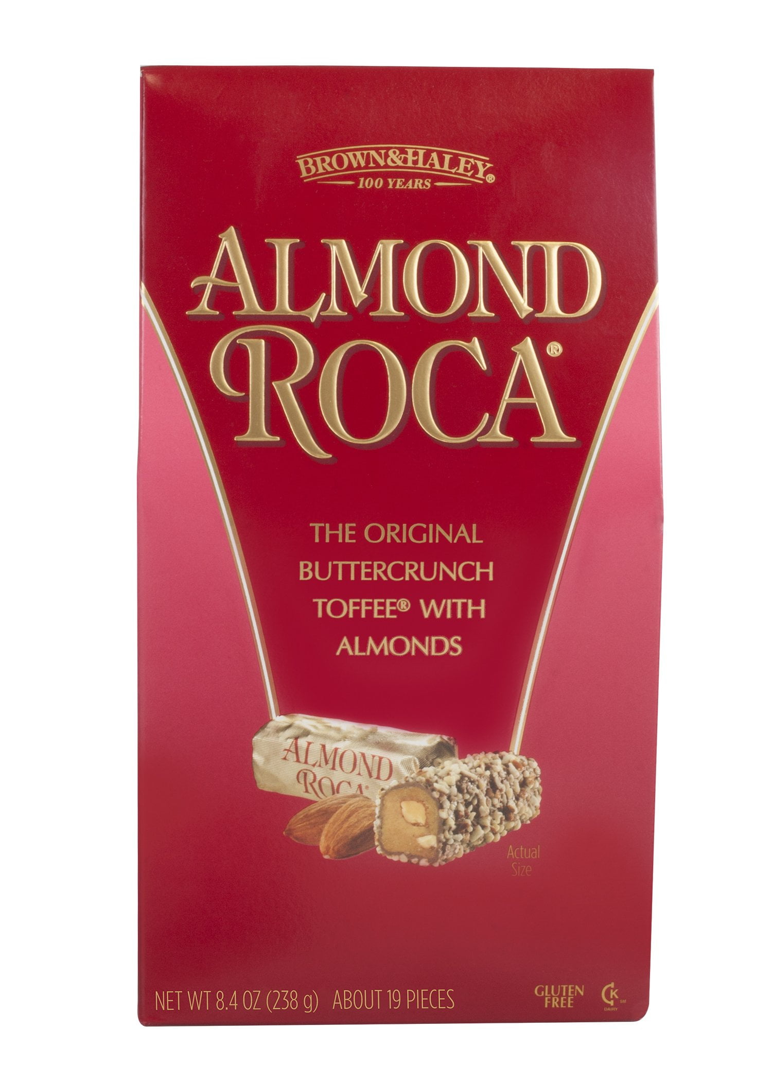 Brown & Haley Almond Roca Buttercrunch Toffee with Almonds, 8.4 Oz