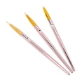 thumbnail image 4 of Juego de 3 pinceles delineadores de uñas con punta de nailon para trazos cortos Detalles Dorado, 4 of 10