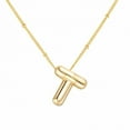 thumbnail image 6 of Fasijew Initial Pendant Necklace Smooth Balloon Letter Necklace Adjustable Length Exquisite Choker Necklace (Women), 6 of 7