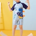 thumbnail image 5 of Bxsruta Baby Boy Swimsuit, Fashion Boys Summer Print Cute Jumpsuit Swimsuit Short Sleeved Shorts Swimsuit, 5 of 8