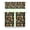 Halloween new-8, variant on Halloween Tier Curtains Set of 3 - Spooky Ghost Pumpkin Skull Print Kitchen Window Treatments with Valance