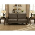 thumbnail image 4 of Enor Furniture Clairmont 70" Upholstered Fabric Sofa with Square Arm in Bronze, 4 of 21