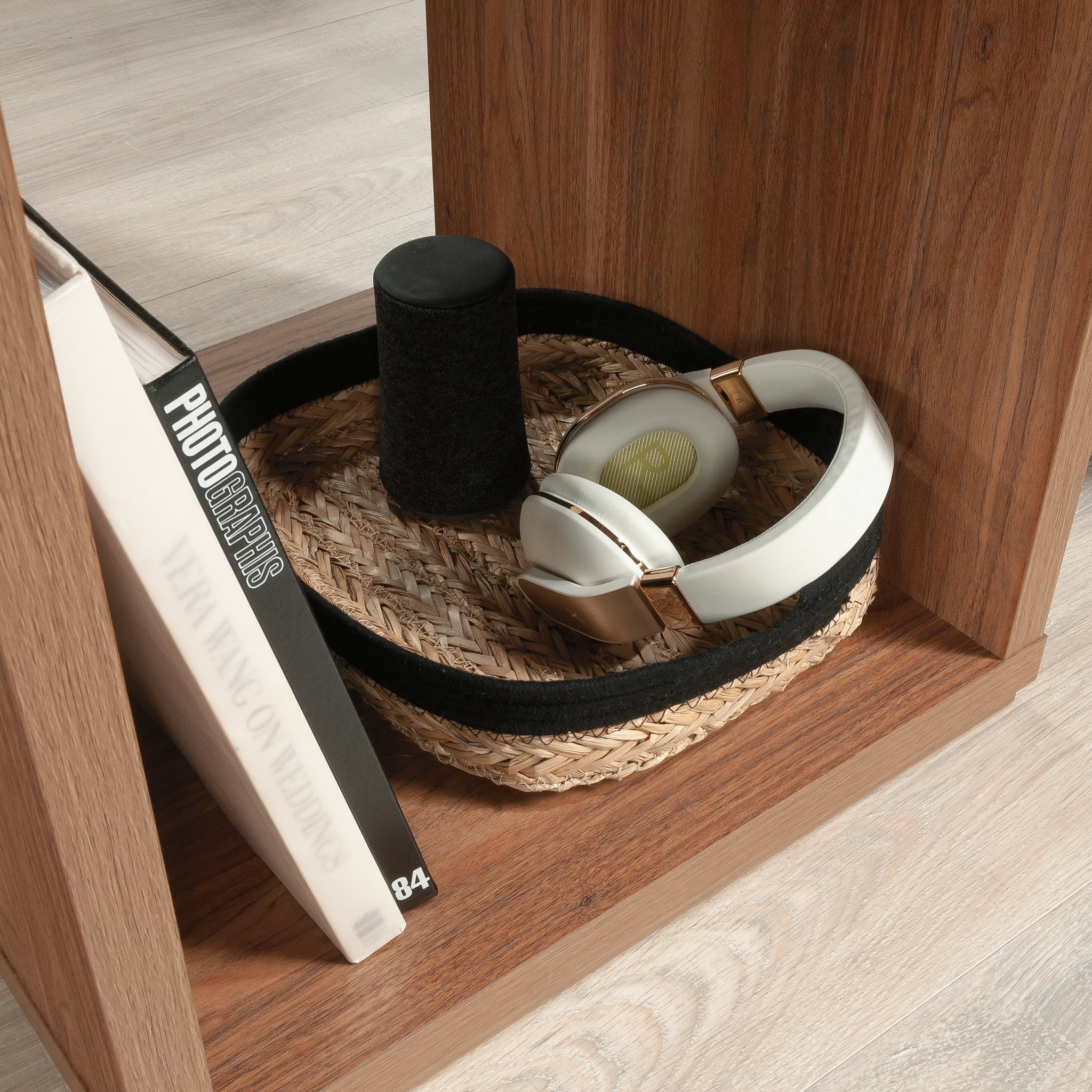 Mainstays Westley End Table, Warm Walnut Finish