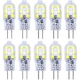 thumbnail image 1 of 10 Pack G4 LED Bulb 2W LED Bulb 12 SMD 2835LEDs Cool White High Illumination 120LM LED Lighting AC/DC12V [Energy Class A+], 1 of 4
