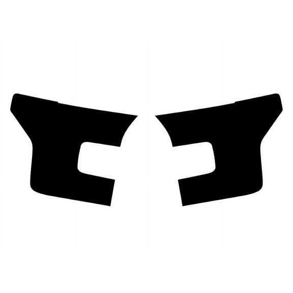 Rvinyl Headlight Tint Covers Compatible with Ford F-150 2017-2019 (SVT Raptor) - Blackout Smoke