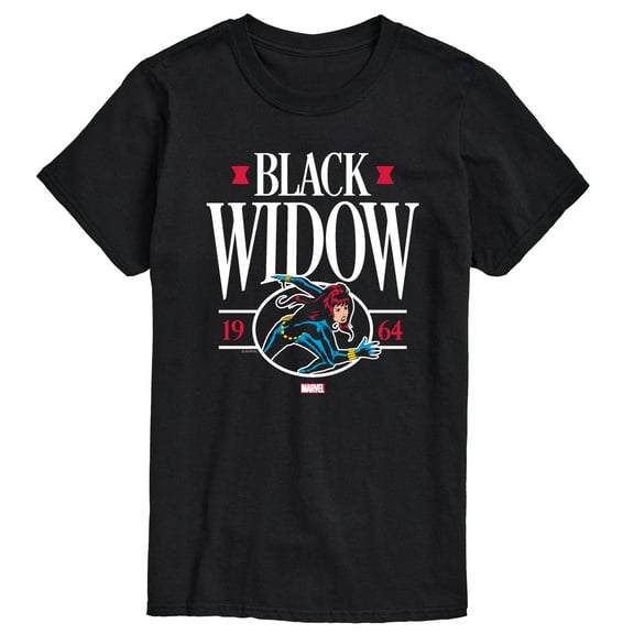 Marvel - Black Widow Collegiate - Men's Short Sleeve Graphic T-Shirt