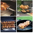 thumbnail image 2 of Advancent Juego de 2 herramientas de acero para barbacoa, para deliciosos tenedores. El orificio interior del tenedor es de 11,5 mm, compatible Estufas de camping, 2 of 6