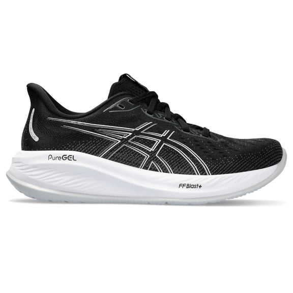 ASICS Women's Gel-Cumulus 26 Running Shoes, 7 US ( WIDE ), Black/Concrete