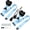 blue, variant on 3PCS Dough Presser Pocket Pie Molds, Party Potluck Hand Pie Molds, Apple, Pumpkin And Acorn Shapes (classic model)