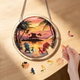 thumbnail image 6 of RICHMJ Acrylic Puzzles Suncatcher Window Hanging, 83 Pieces 7.4 Inch Sun Catcher Tropical Beach Sunset Acrylic Puzzles, Garden Decoration for Women Men Birthday Gift Home Decor (C), 6 of 6