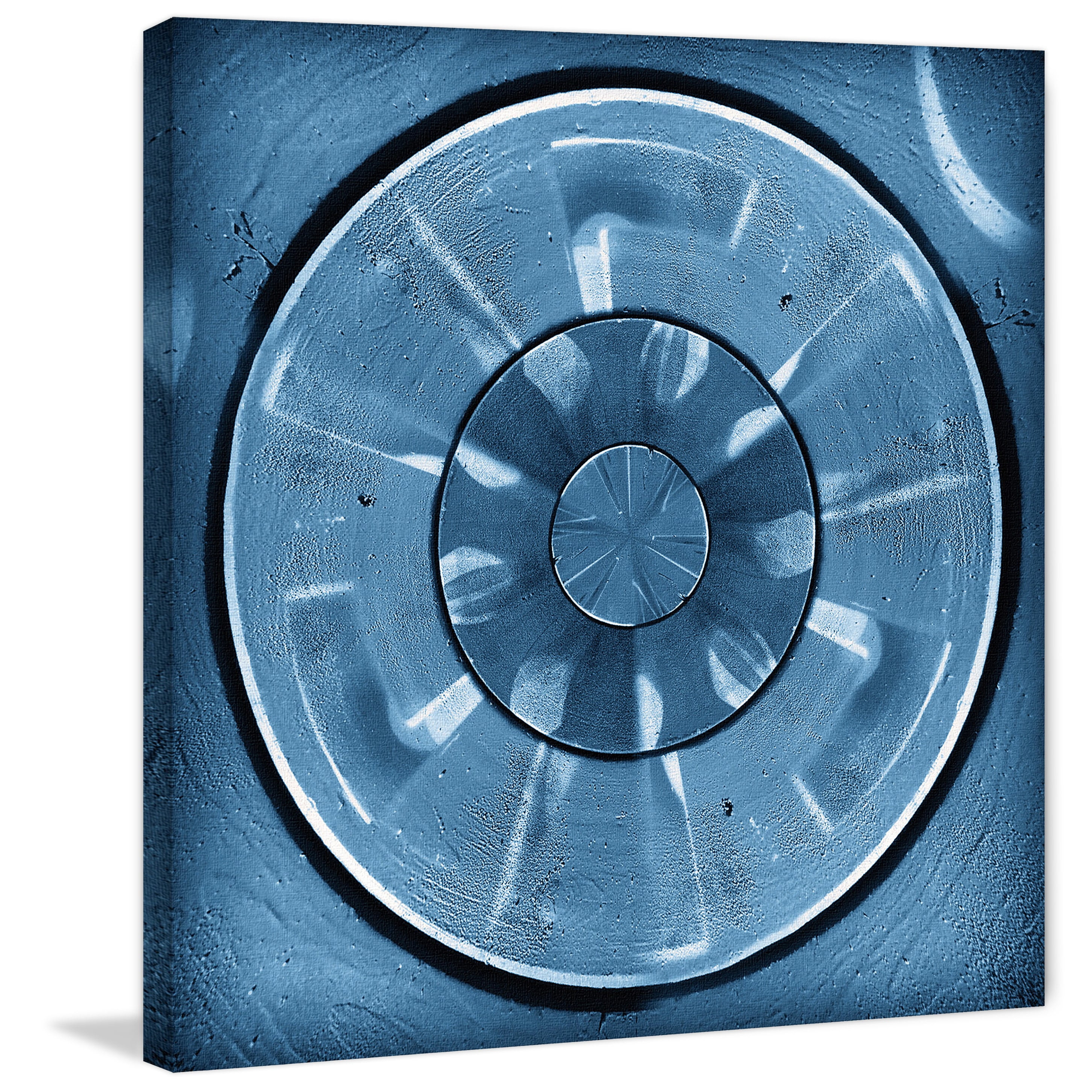 "Blue Journey" Painting Print on Wrapped Canvas