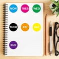 thumbnail image 3 of Non-toxic Adhesive Multilingual Labels, Day of The Week Sticker for Streamlined Inventory, Peel Tab Design for Hassle-Free Removal, 3 of 6