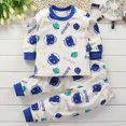 thumbnail image 2 of TOWED22 Toddler Girls Boys Pyjamas Set Kids Pajamas Animal Cotton Kids 2 Piece Pj's Long Sleeve Sleepwear Clothes Set Outfits 3 6 9 12 18 24 Months 2t 3t 4t 5t 6t 7t 8t 9t(Blue,4-5 Y), 2 of 6