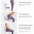 thumbnail image 4 of CabSupport M2 Ergonomic Back Support for Office Chair M2 – Gel Seat Cushion with Breathable Design, Relieves Back & Hip Pain for Office, Car & Travel, 4 of 8
