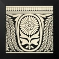thumbnail image 2 of Vision Studio 15x15 Black Modern Framed Museum Art Print Titled - Ornamental Tile Motif VIII, 2 of 5
