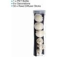 thumbnail image 3 of PATIKIL 20CM/8Inch Reed Diffuser Sticks Set, 50 Pack Fiber Aroma Fragrance Refill Sticks Replacement with Flower Decoration PET Bottle for Home Office, Black, 3 of 7