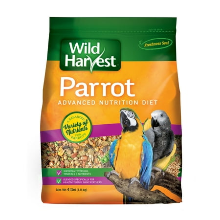 Wild Harvest Advanced Nutrition Diet for Parrots, 4 (Best Diet For Parrots)