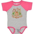 thumbnail image 3 of Inktastic My 1st Thanksgiving Pumpkin Vegetables in Orange and Green Boys or Girls Baby Bodysuit, 3 of 5