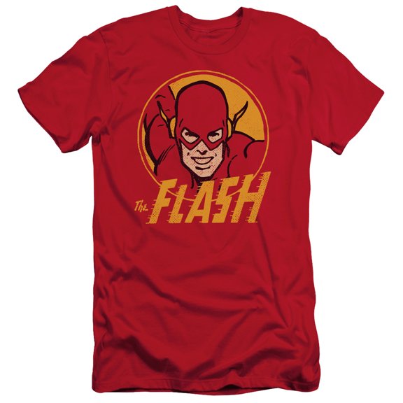 DC Comics Flash Flash Circle S/S Adult 30/1 T-Shirt