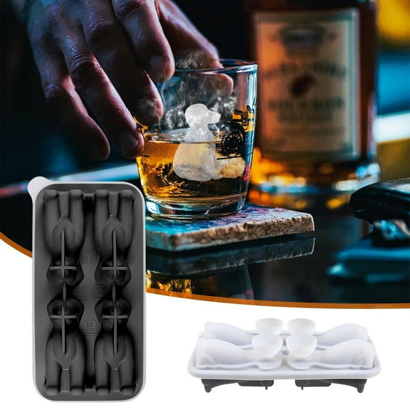 Fnochy Clearance Dog Frozen Ice Tray Mold - Easy Release, Food-Grade Material, Perfect for Beverages, Flexible & Durable, Quick Ice Making, Ideal Gift for Ice Lovers, Space-Saving Design