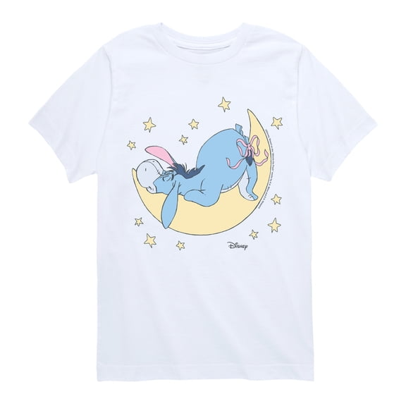 Winnie the Pooh - Eeyore Moon - Youth Boys Short Sleeve Graphic T-Shirt