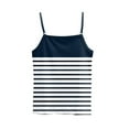 thumbnail image 5 of CheerKidz Women's Round Neck Sleeveless Camisole Summer Tank Tops Printed Fashion Lightweight Layering Stretchy Comfort Fits(Navy#1,L), 5 of 6