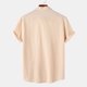 thumbnail image 5 of pstuiky camisetas de hombre, Camisa hawaiana informal de manga corta con cuello vuelto y botones para hombre camisetas de hombre s, 5 of 9