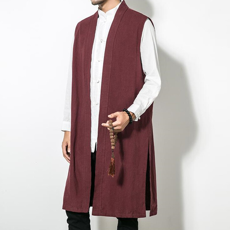 INCERUN Mens Vintage Sleeveless 