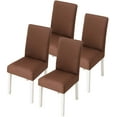 thumbnail image 1 of CANDeal 4PCS Dining Room Chair Covers Slipcovers Set, Spandex Fabric Fit Stretch Removable Washable Short Kitchen Chair Covers Protector for Dining Room, Hotel, 1 of 4