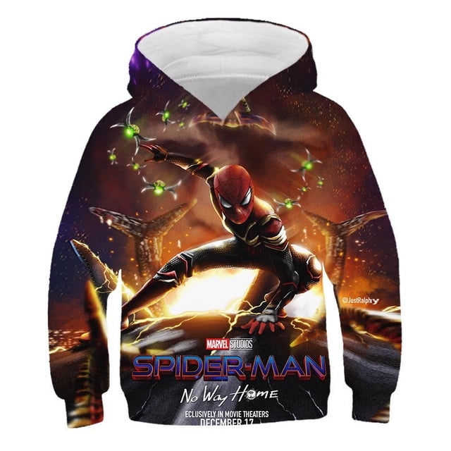 Otoño nuevo Marvel Spiderman suelta niños moda Hulk niños Sudadera con capucha vengadores Tops camisetas largas niños sudaderas con capucha ropa 2022 N7T zhangyuxiang CONDUJO
