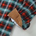 thumbnail image 4 of XMMSWDLA Deals Clearance Mens Plus Top Plaid Padded Shirts Casual Long Sleeve Button Down Lapel Jackets Slim Fit Winter Warm Tops Blouse, 4 of 4