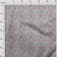 thumbnail image 3 of oneOone Cotton Cambric Grayish Blue Fabric Batik Quilting Supplies Print Sewing Fabric By The Yard 42 Inch Wide, 3 of 5