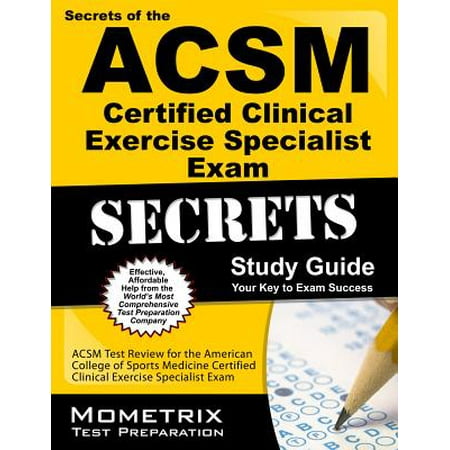 Acsm S Certification Review Text Only 3rd Third Edition