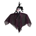 thumbnail image 4 of Decoración fantasma colgante de Halloween, creativa, portátil, aterradora, para casa embrujada. Negro, 4 of 9