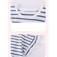 thumbnail image 4 of Bellafa Little Girl's Appliuqe Cotton Summer Dress Toddler Short Sleeve Tiered Swing A-Line Casual Sundress 2-7 Years, 4 of 7