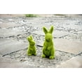 thumbnail image 2 of SUNSIOM Imitation Moss Rabbit Resin Sculpture Garden Ornament (Green), 2 of 5