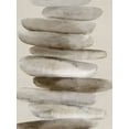 thumbnail image 2 of PI Studio 25x32 White Modern Wood Framed Museum Art Print Titled - Stacked Rocks II, 2 of 4