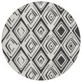 thumbnail image 2 of Addison Rugs Chantille Indoor/Outdoor Transitional Diamond Ivory Washable Round Rug, 8' x 8', 2 of 6