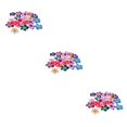 thumbnail image 3 of maskred 20 Assorted Color Flower Polymer Clay Beads Findings Jewelry Making 35mm 3Set, 3 of 6