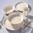 thumbnail image 2 of Oxford Contempo, Vanilla Stoneware 20 Piece Dinnerware Set, Service for 4, 2 of 7