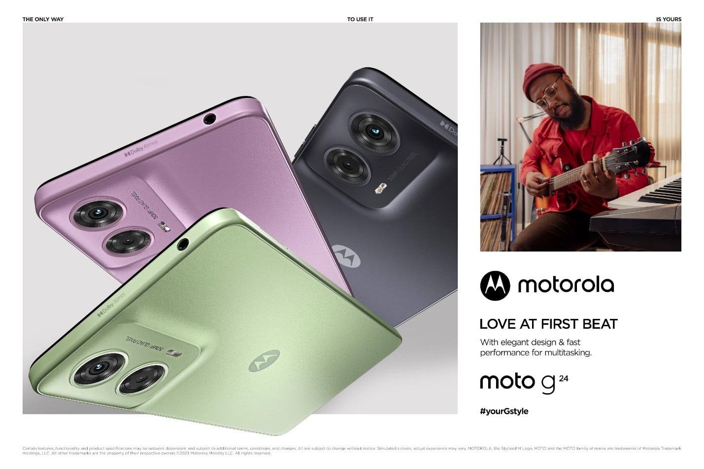 motorola moto g24 アイスグリーン SIMフリー moto g motorola モトローラ g24 アイスグリーン 本体 SIMフリー