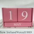 thumbnail image 4 of fastboy Wooden Long Term Calendar Add Touch Of Nostalgia To Desk Mini Decoration Charming Addition To Any white, 4 of 6